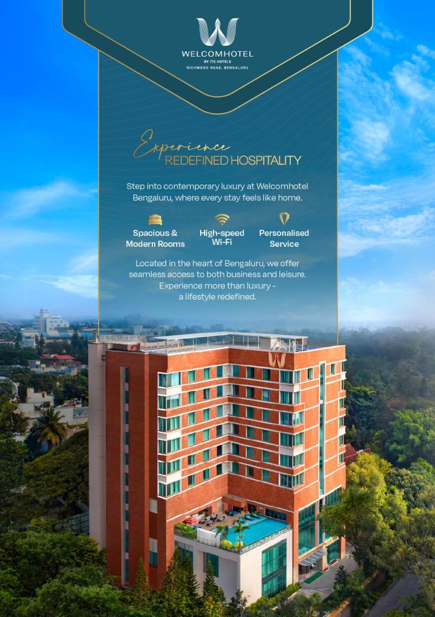 Welcomhotel By Itc Hotels, Richmond Road, Bengaluru Dış mekan fotoğraf